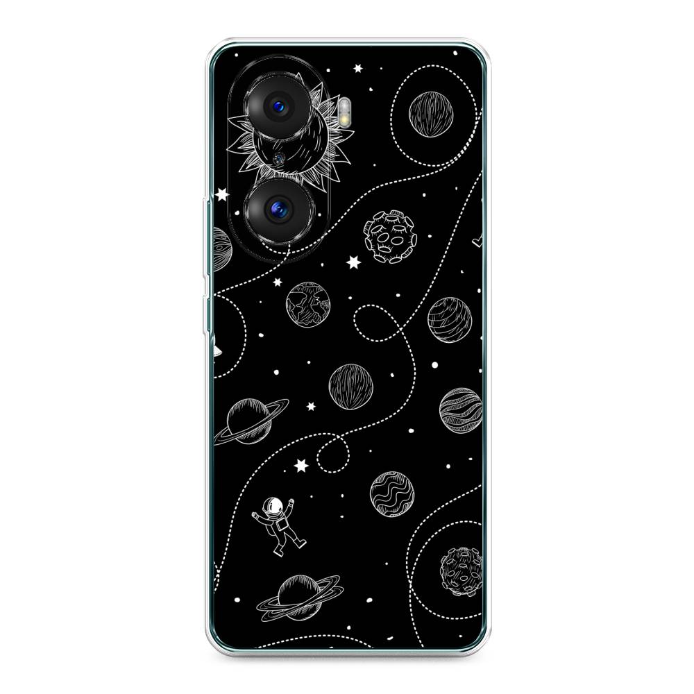 

Чехол Awog на Honor 60 Pro "В невесомости", Разноцветный, 6106750-4