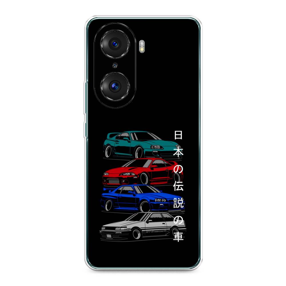 

Чехол Awog на Honor 60 Pro "JDM Legend cars", Разноцветный, 6106750-5