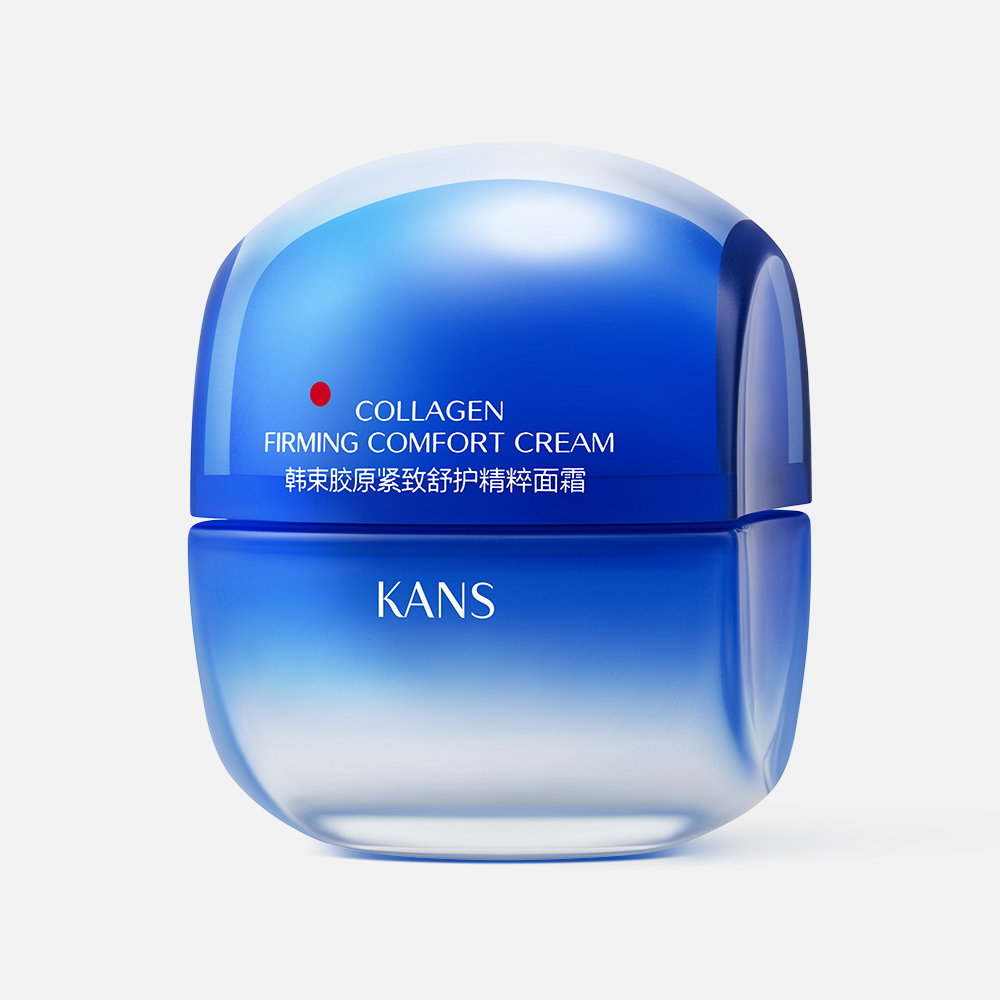 Крем для лица KANS Collagen Firming Comfort Cream смягчающий и укрепляющий, 50 мл тоник для чувствительной кожи с экстрактом хлопка comfort lotion 200 мл