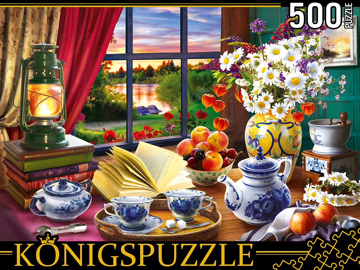 Пазлы Konigspuzzle Вечернее чаепитие 500 элементов