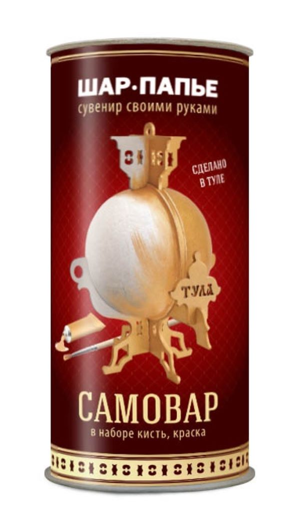 

Набор для творчества "Шар-папье. Самовар", золотой