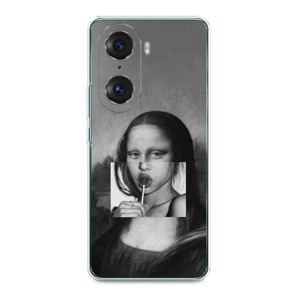 

Чехол Awog на Honor 60 Pro "Mona Lisa sucking lollipop", Разноцветный, 6106750-9