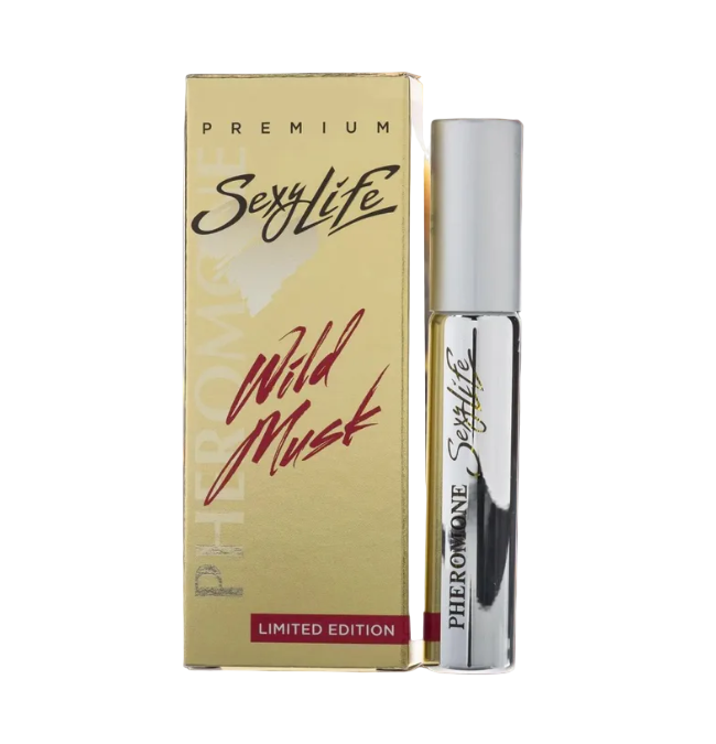 

Духи мужские с феромонами и мускусом Sexy Life Wild Musk №1, масляные, без спирта, 10 ml