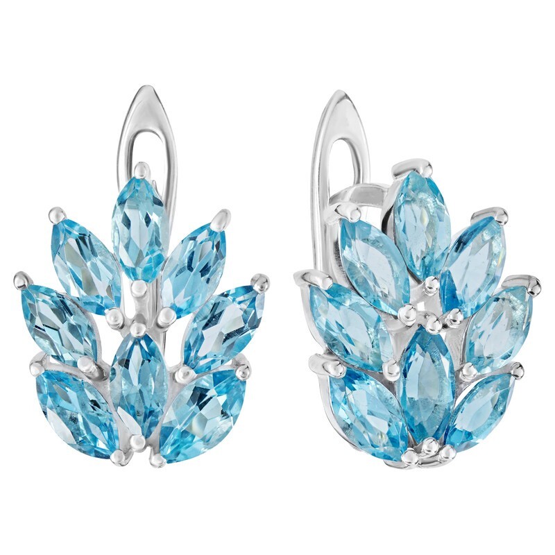 

Серьги из серебра с топазом LAZURIT-ONLINE 8513NP, 8513NP