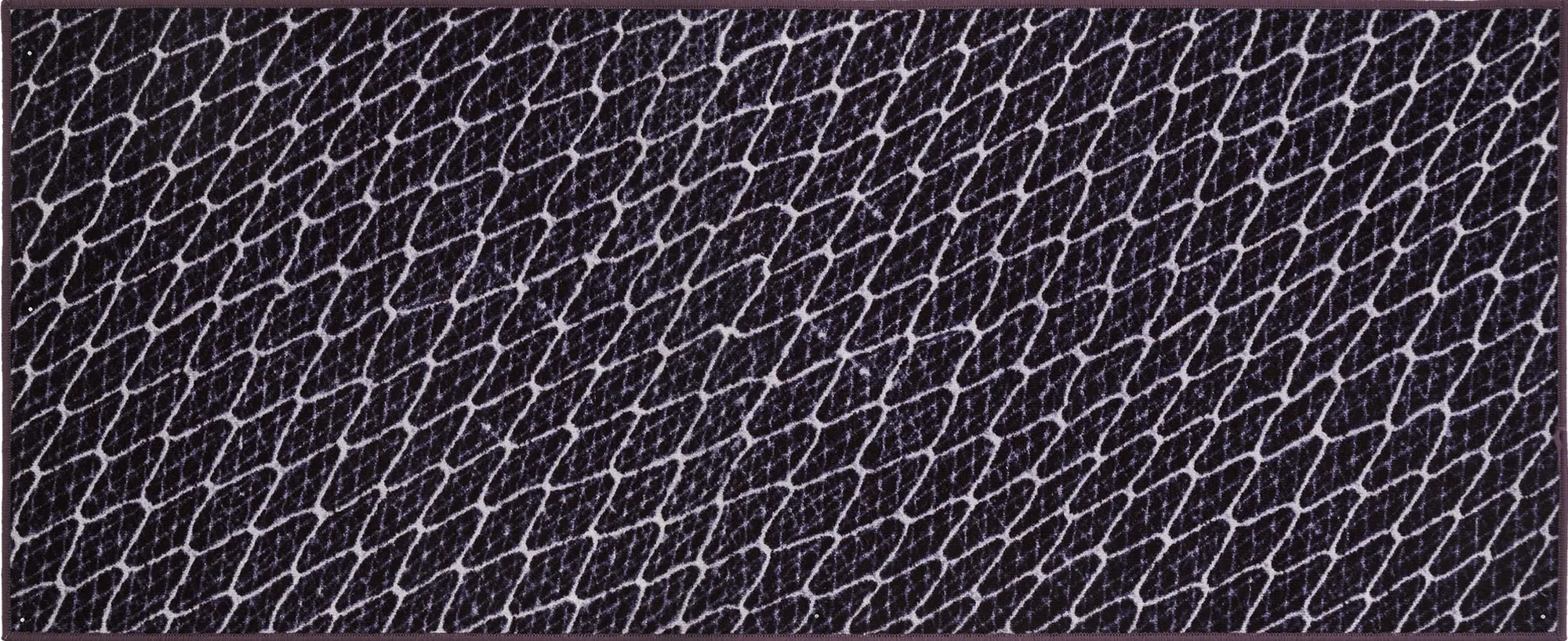 Коврик декоративный нейлон Кристалл 80x200 см цвет фиолетовый