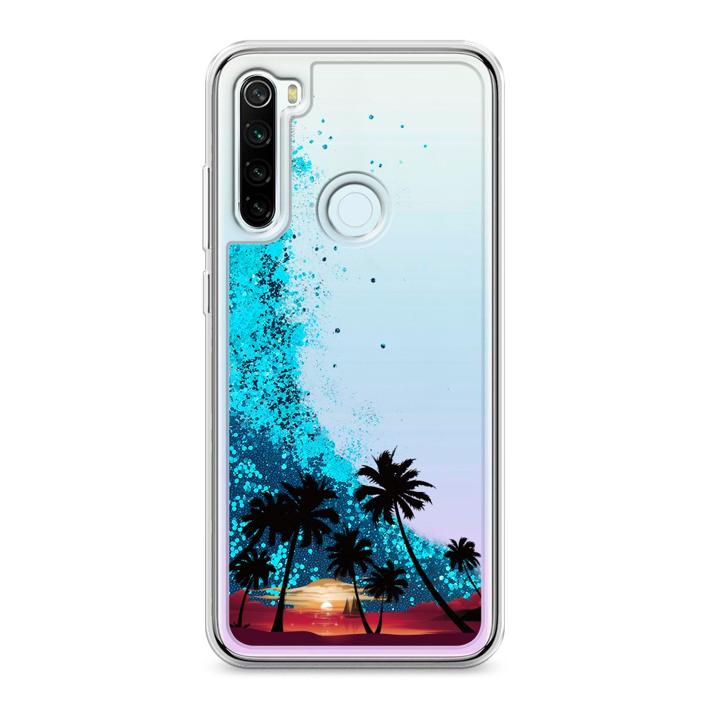 

Чехол Awog на Xiaomi Redmi Note 8T "Закат и пальмы", Разноцветный, 37493-1