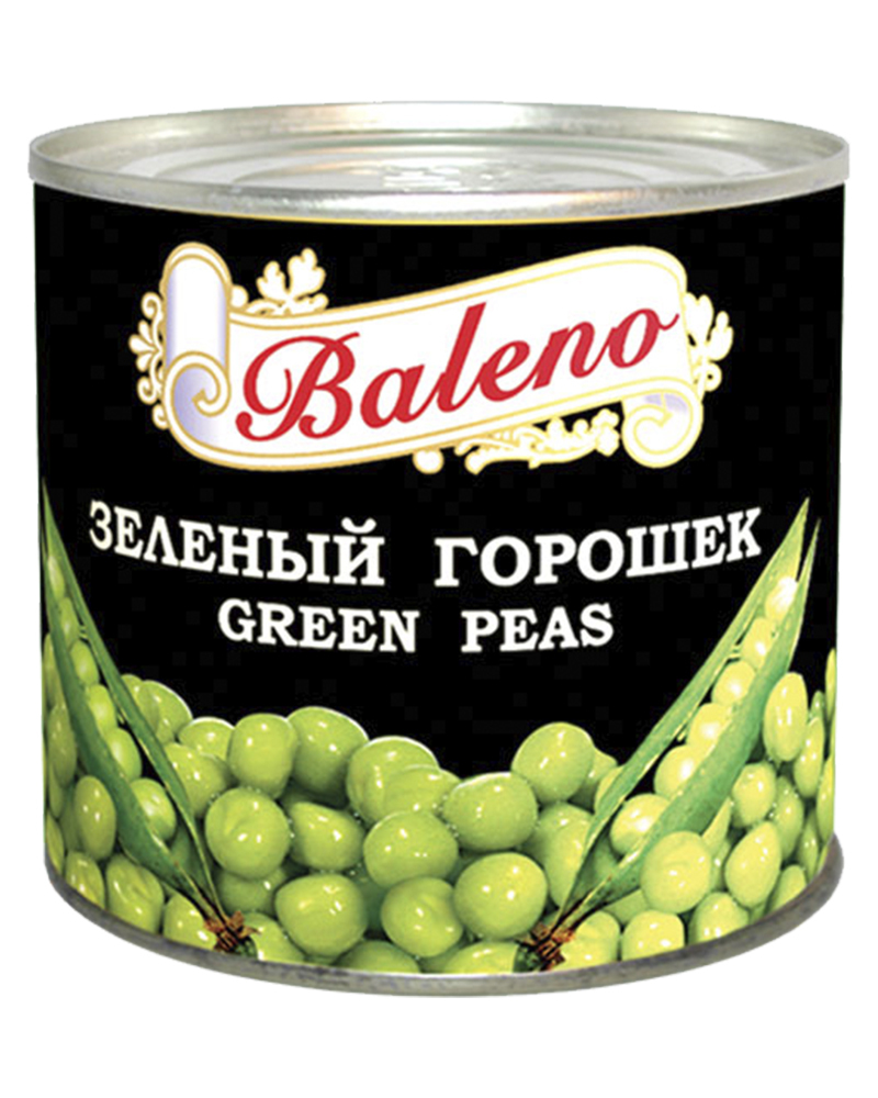 

Горошек Baleno зеленый консервированный 425 мл
