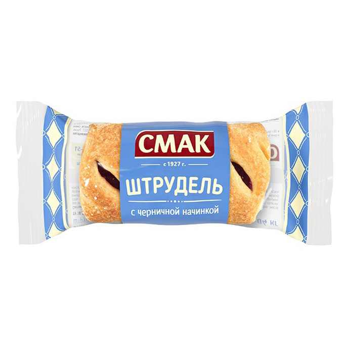 

Штрудель Смак с черничной начинкой 40 г