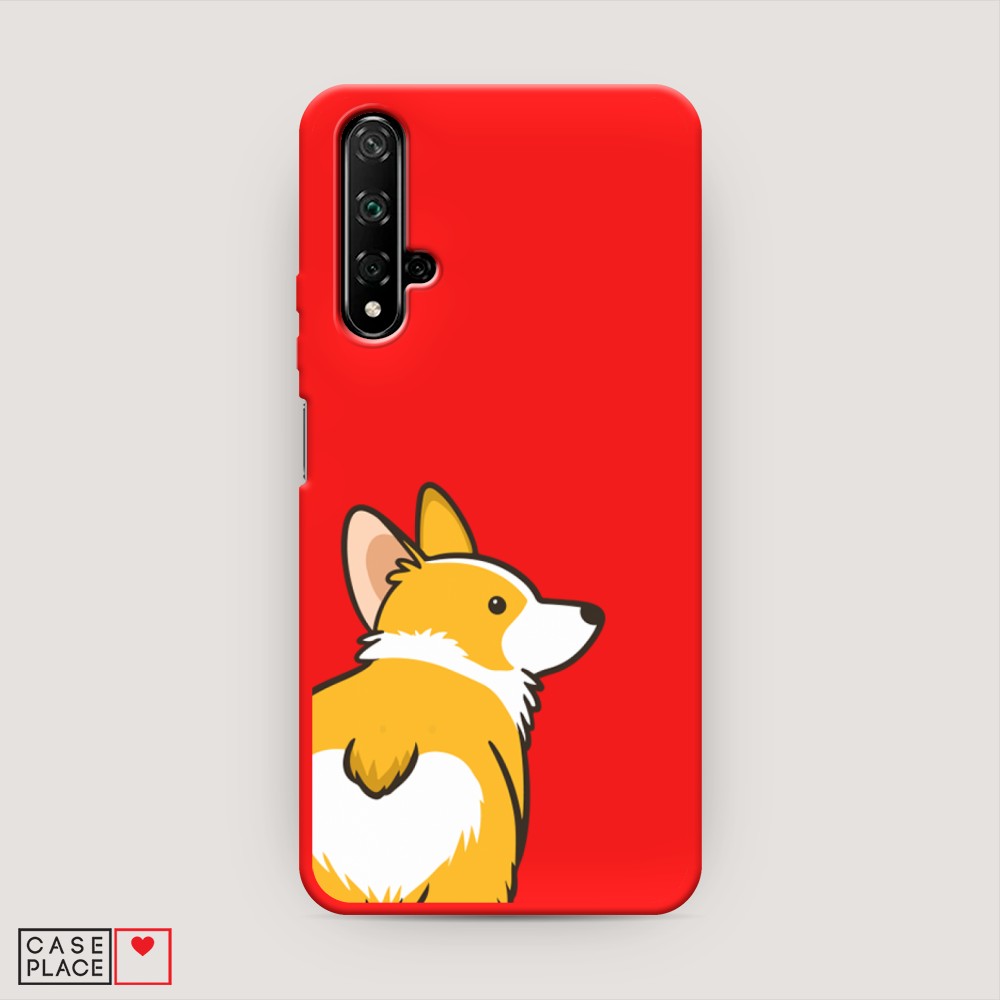 

Чехол Awog на Huawei Nova 5T "Корги следуй за мной", Разноцветный, 610553-1