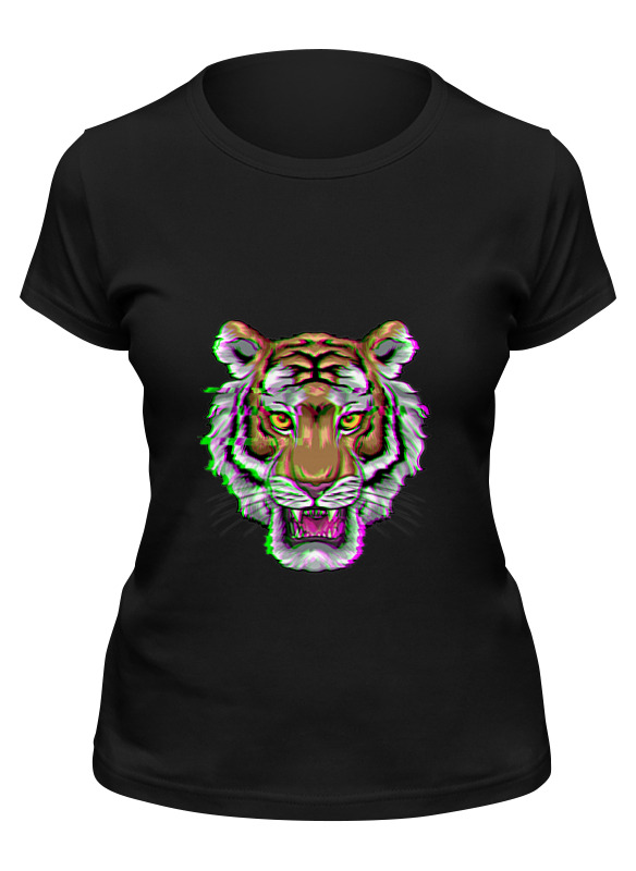 

Футболка мужская Printio Тигр . черная 2XL, Черный, Тигр .