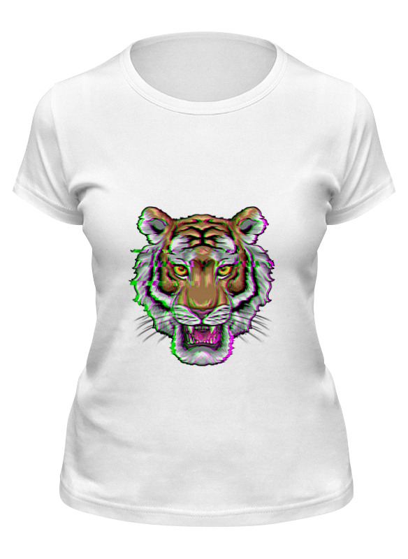 

Футболка мужская Printio Тигр . белая 2XL, Белый, Тигр .