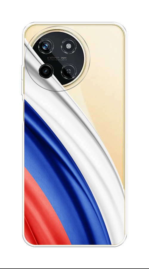 

Чехол на Realme 11 4G "Флаг России уголок", Белый;синий;красный;прозрачный, 2515150-1
