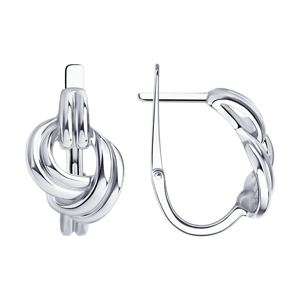 

Серьги женские из серебра SOKOLOV 94024363, без вставки, 94024363
