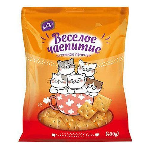 

Печенье Кonti Веселое Чаепитие затяжное 400 г