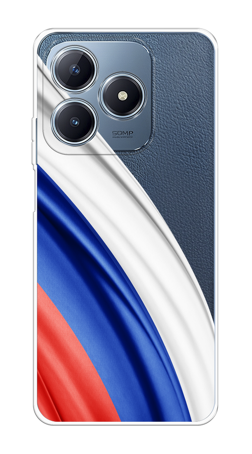 

Чехол на Realme C63 "Флаг России уголок", Белый;синий;красный;прозрачный, 2517350-1