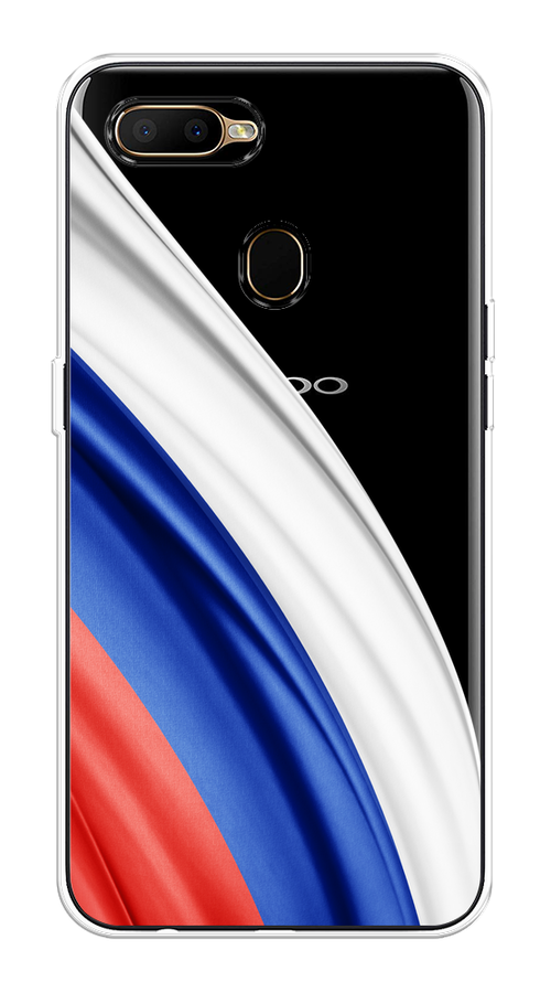 

Чехол на Oppo A12 "Флаг России уголок", Белый;синий;красный;прозрачный, 253450-1