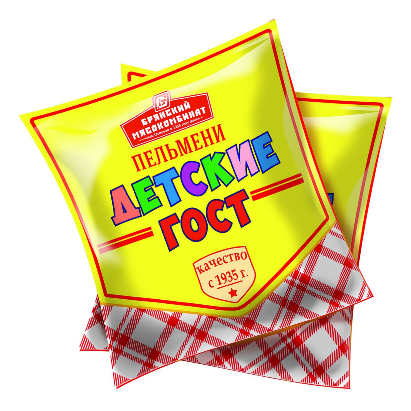 

Пельмени Брянский мясокомбинат Детские ГОСТ со свининой и говядиной 450 г