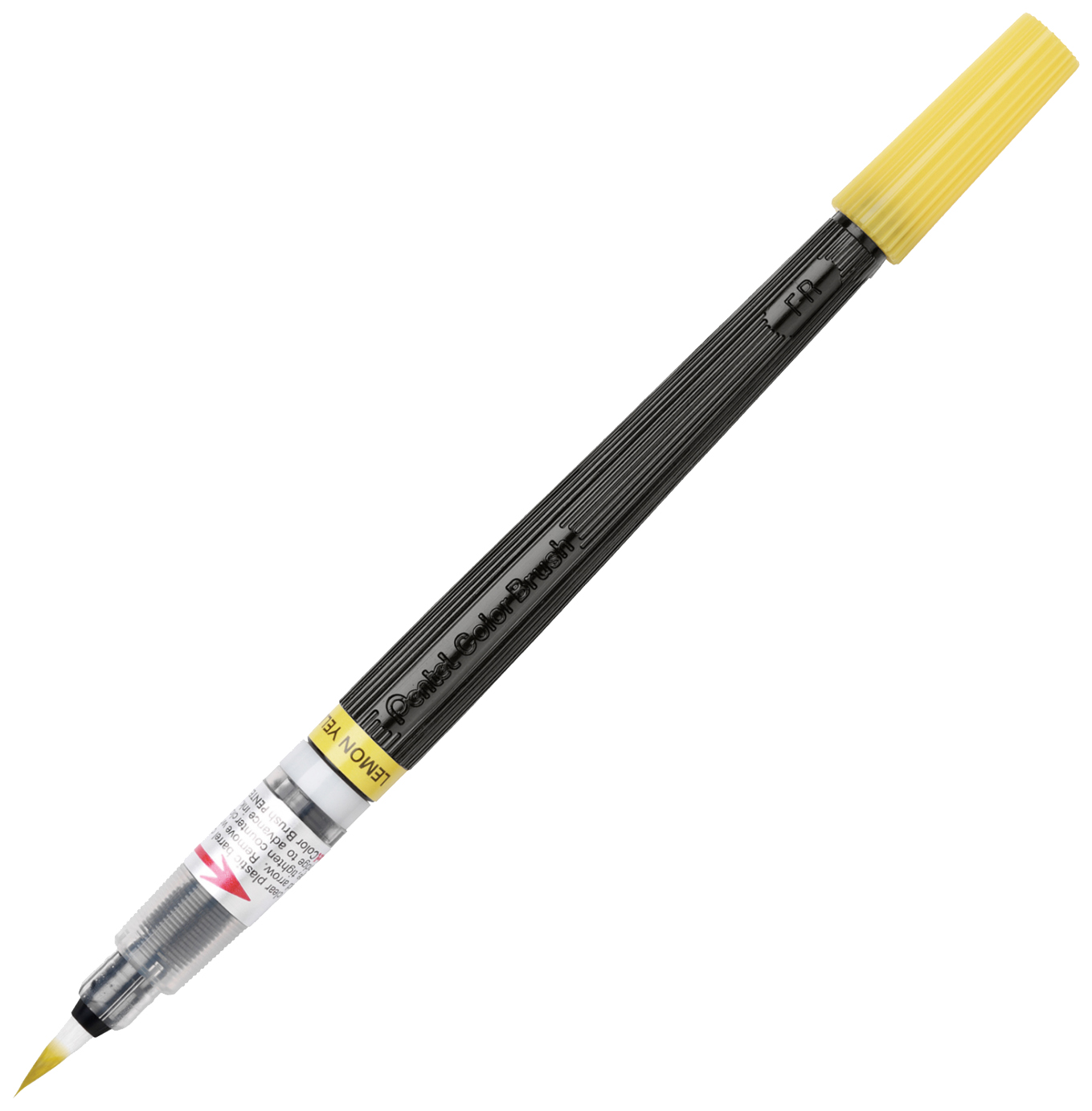 Кисть с краской Pentel Colour Brush PEN-XGFL-105 Лимонно-желтый