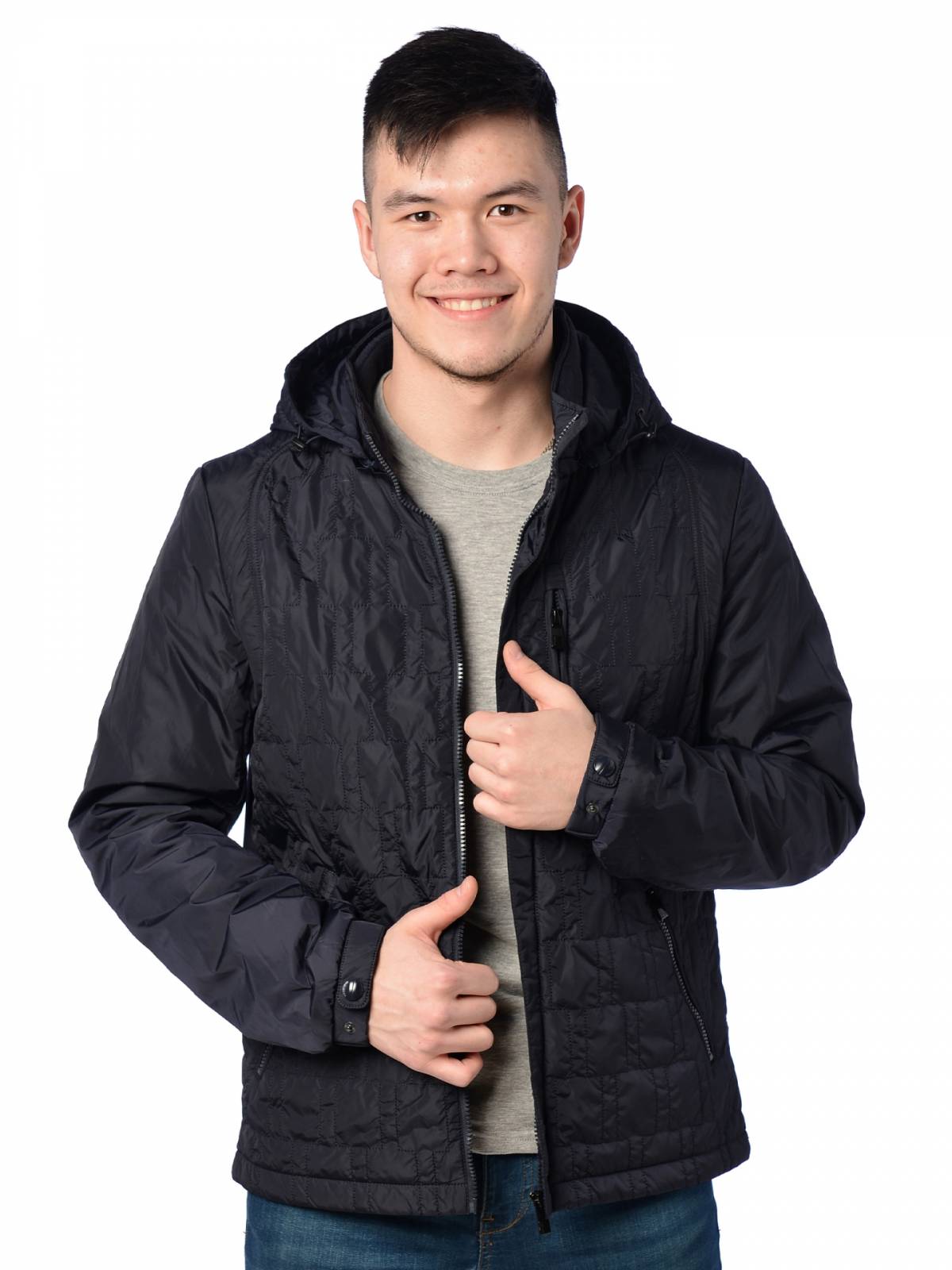 

Куртка мужская Malidinu 3271 синяя 46 RU, Синий, 3271