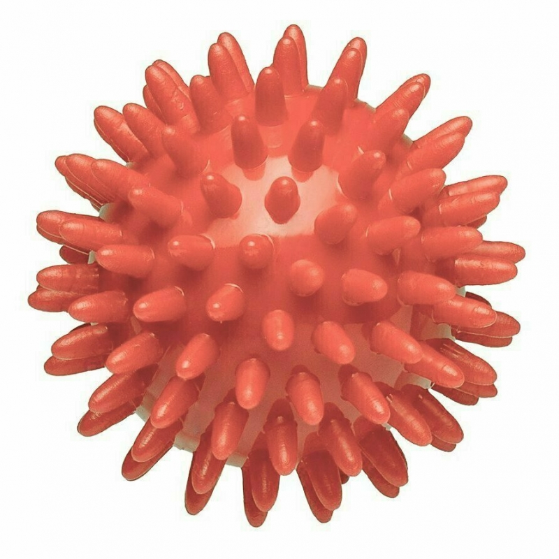 фото Мяч массажный, арт. l0106, диам. 6 см, поливинилхлорид, оранжевый made in russia