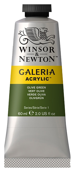 Краска акриловая Winsor&Newton Galeria 60 мл оливкого-зеленый