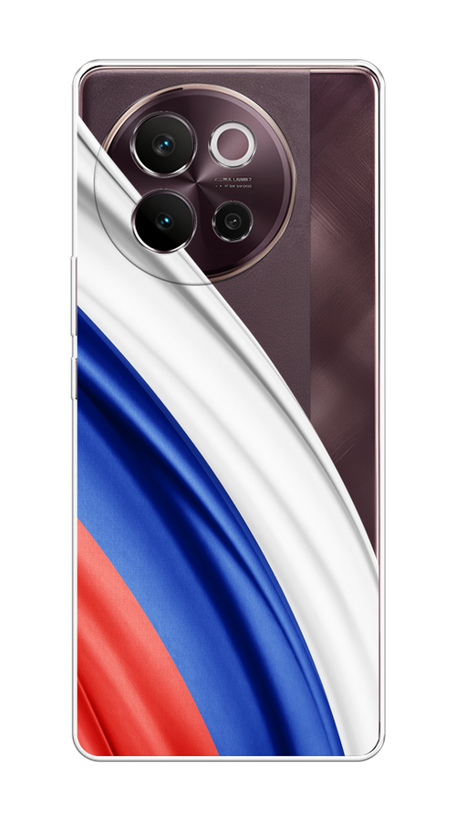 

Чехол на Vivo V40 Lite 5G "Флаг России уголок", Белый;синий;красный;прозрачный, 2611550-1