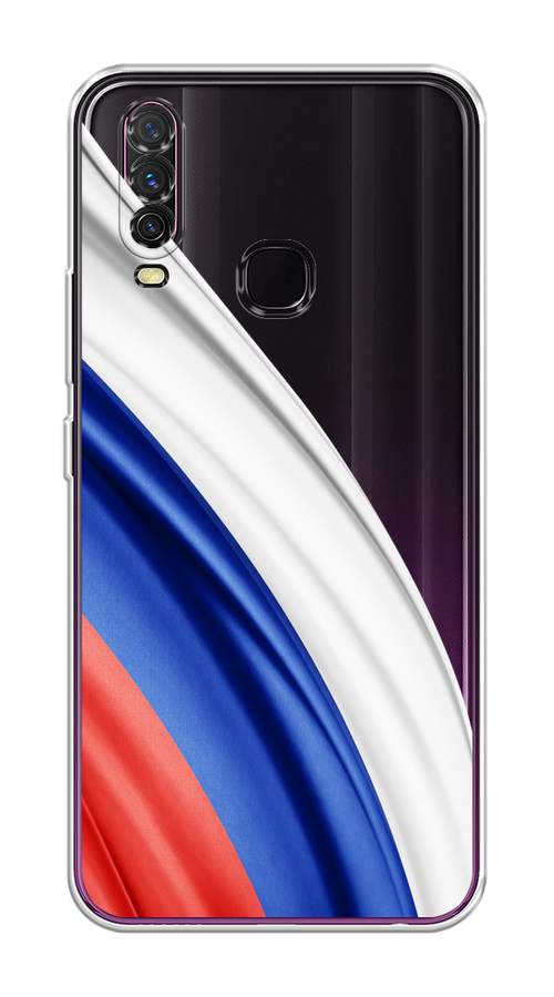 

Чехол на Vivo Y17/Y12 "Флаг России уголок", Белый;синий;красный;прозрачный, 261750-1