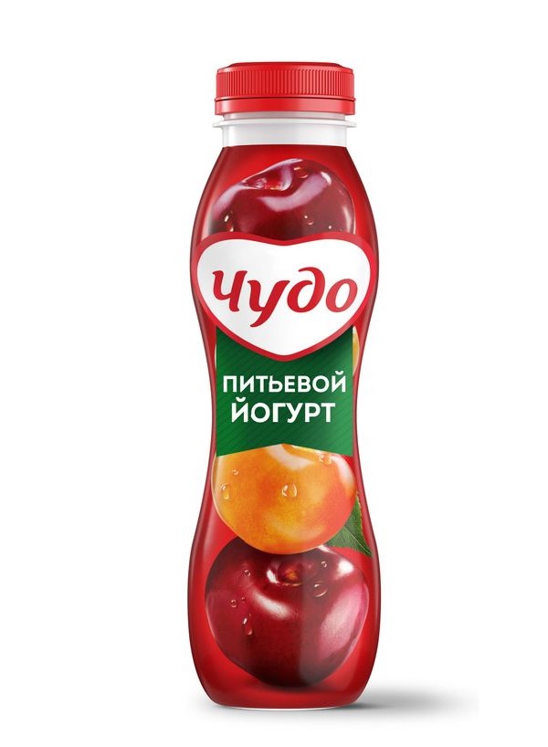 

Питьевой йогурт Чудо вишня-черешня 1,9% БЗМЖ 680 г