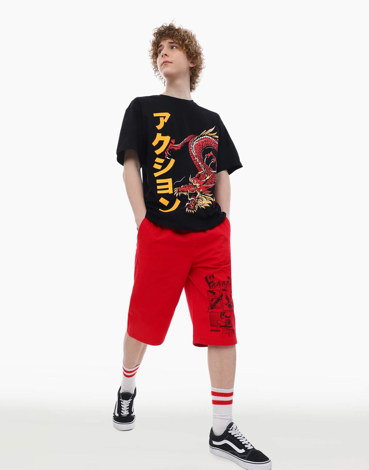 

Шорты детские Gloria Jeans BSH006248, красный, 164, BSH006248