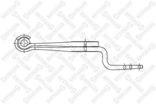 

84-55688-Sx_Полурессора 2-Ух Лист. 2/43X100X95 500+470/320/50/70 S30 Kr.150 Bpw Stellox 8