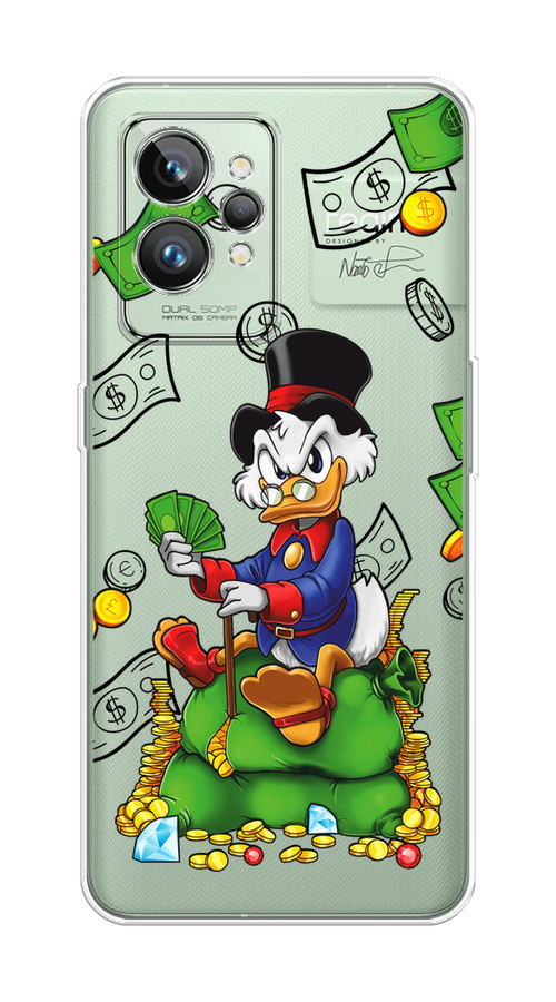 

Чехол на Realme GT 2 Pro "Scrooge Richness", Черный;синий;зеленый, 258650-1