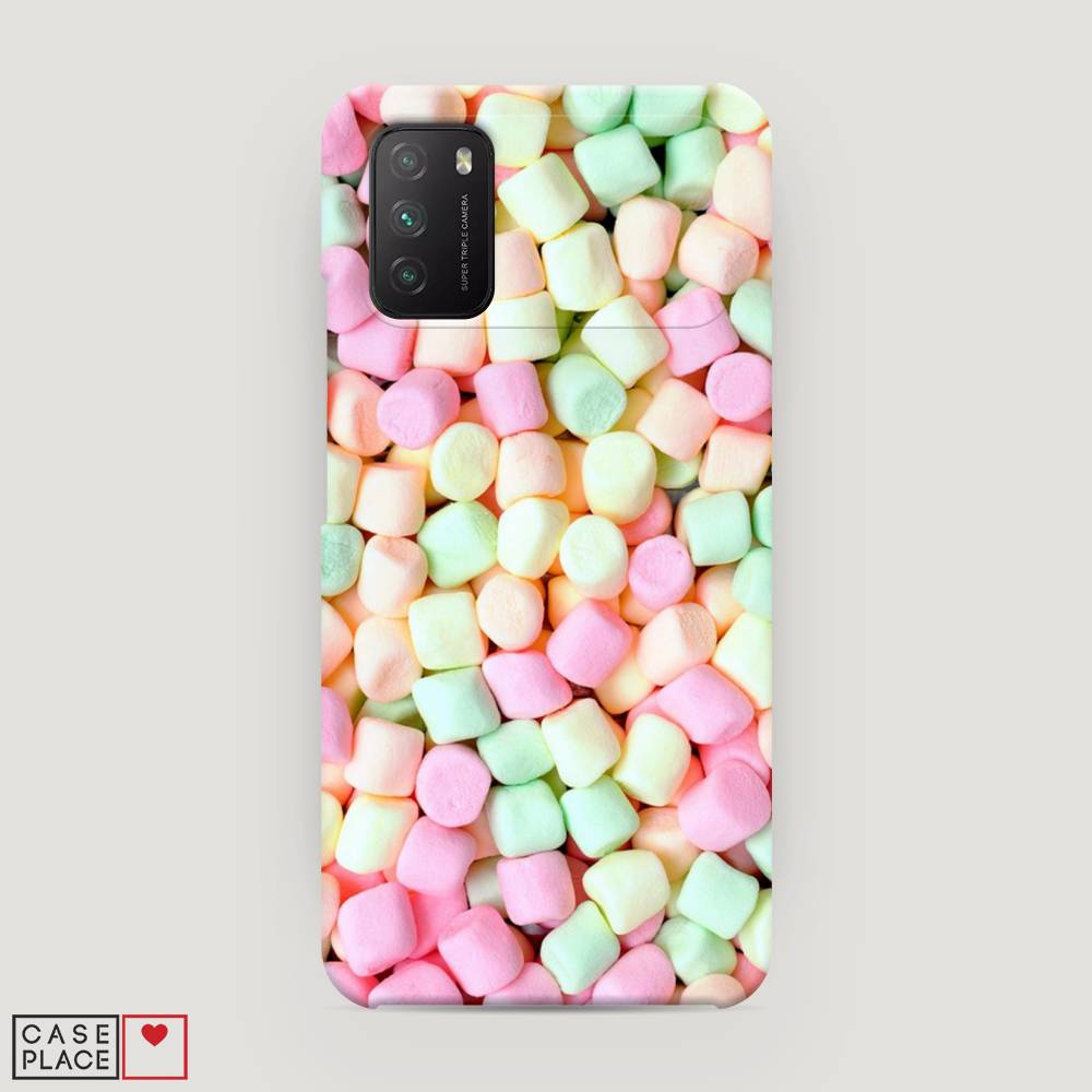 фото Пластиковый чехол "marshmallows" на xiaomi poco m3 awog