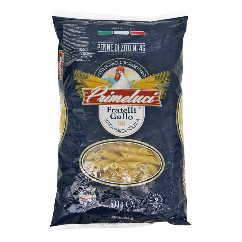 

Макаронные изделия Primeluci Penne di zito Перья 500 г