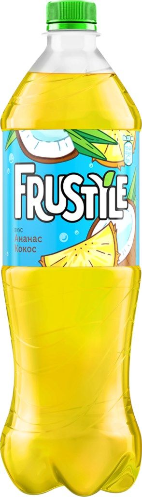 Газированный напиток Frustyle ананас-кокос 1 л