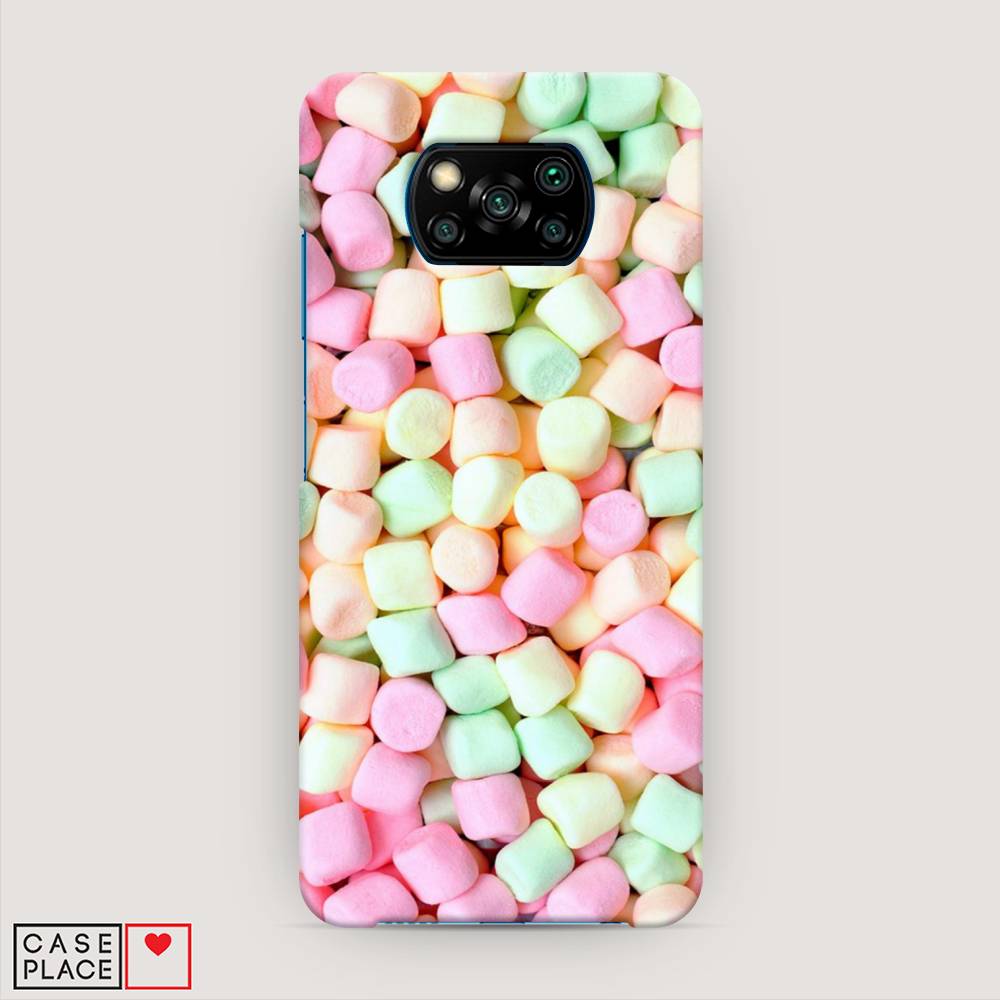 фото Пластиковый чехол "marshmallows" на xiaomi poco x3 nfc awog