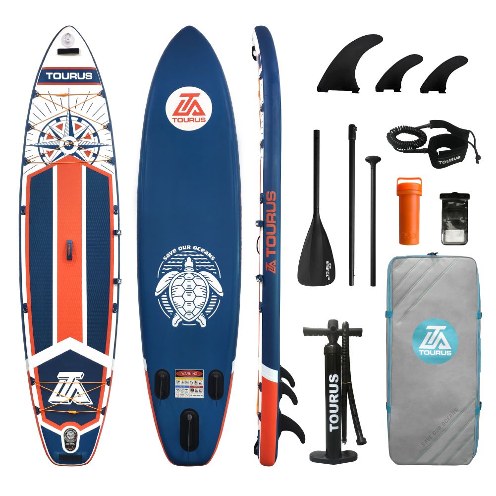 Надувная серфинг доска SUP board TOURUS 11.6 NAVIGATOR 2023 (350х84х15 см) полный комплект