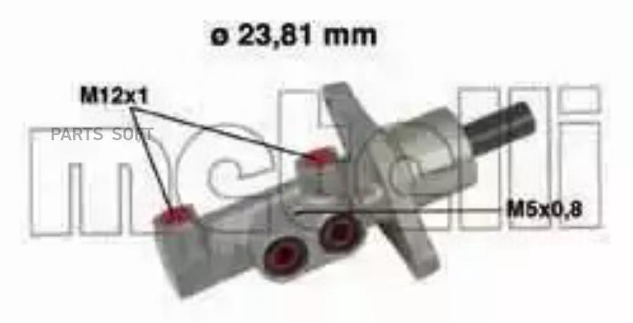 

Главный тормозной цилиндр (23,81 mm)