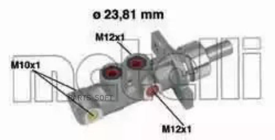 

Главный тормозной цилиндр (23,81mm)
