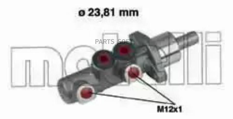 

Главный тормозной цилиндр (23.81mm)