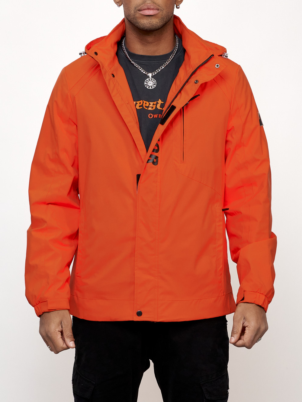 

Куртка мужская MG AD88022 оранжевая XL, Оранжевый, AD88022