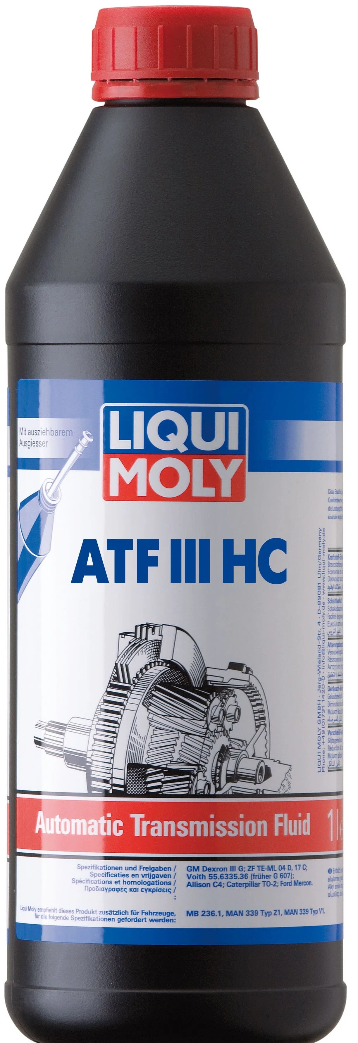 фото Масло трансмиссионное "atf iii hc" 1л (синтетика) liqui moly арт. 3946