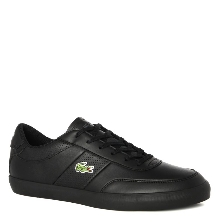 фото Кеды мужские lacoste cma0014 court-master 0120 1 черные 7.5 uk