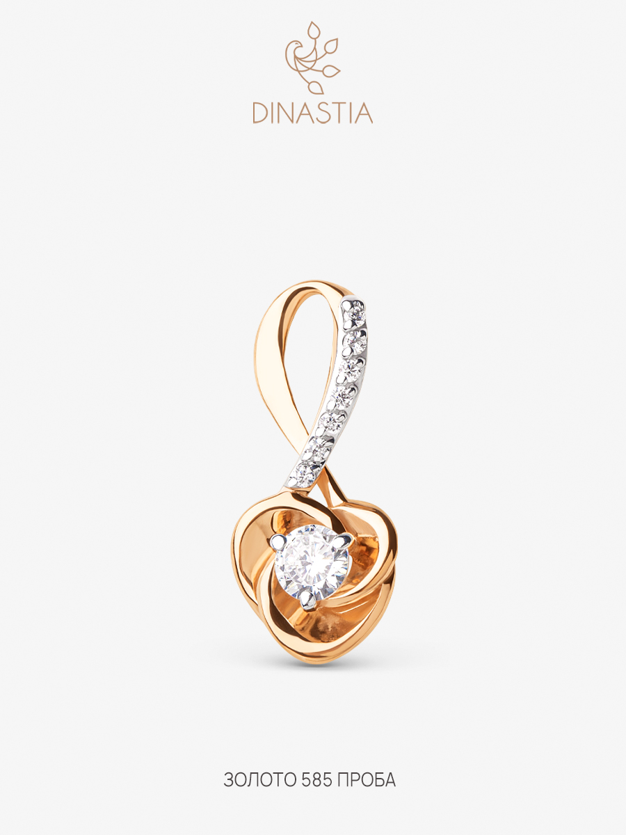 

Подвеска из золота DINASTIA.GOLD 026723, фианит, 026723