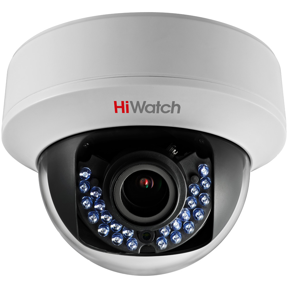 фото Внутренняя hd-tvi камера 1мп hiwatch ds-t107 с вариофокальной оптикой