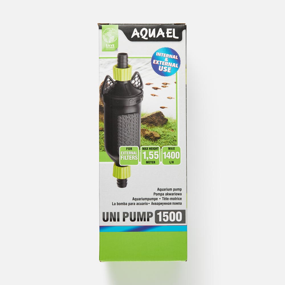 Помпа для аквариума подъемная Aquael Uni Pump 1500, погружная, 1400 л/ч, 19 Вт