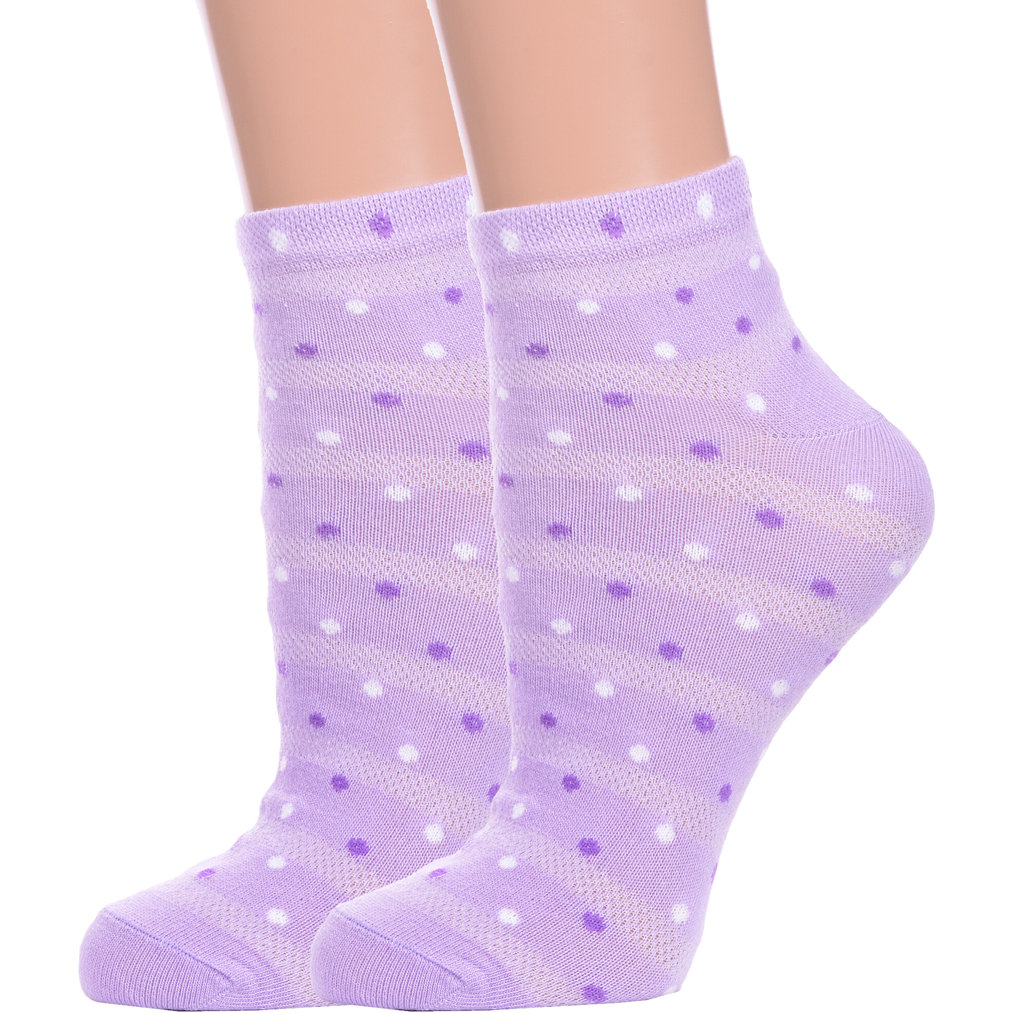 Комплект носков женских Красная Ветка 2-С-955 фиолетовых 23-25 2 пары