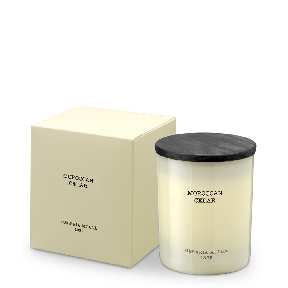 

Ароматическая свеча Cereria Molla Марокканский Кедр Moroccan Cedar 230 г