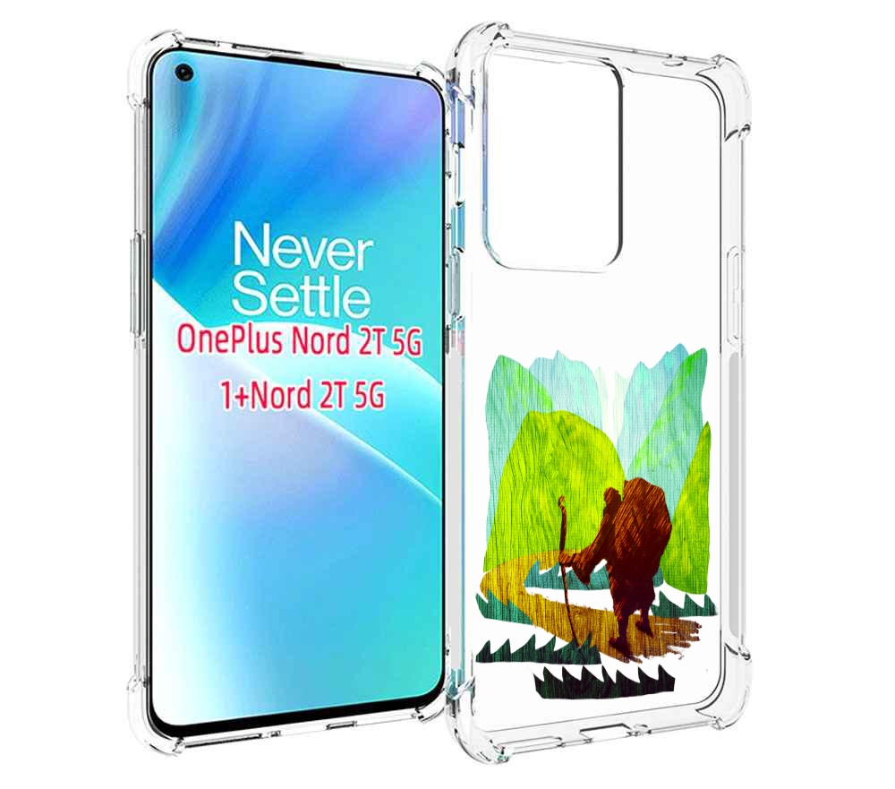 

Чехол MyPads Лесная тропа для OnePlus Nord 2T, Прозрачный, Tocco