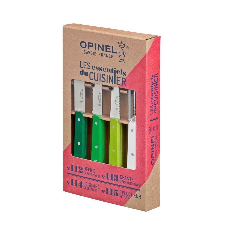 фото Набор ножей opinel les essentiels primavera, нержавеющая сталь, (4 шт./уп.), 001709