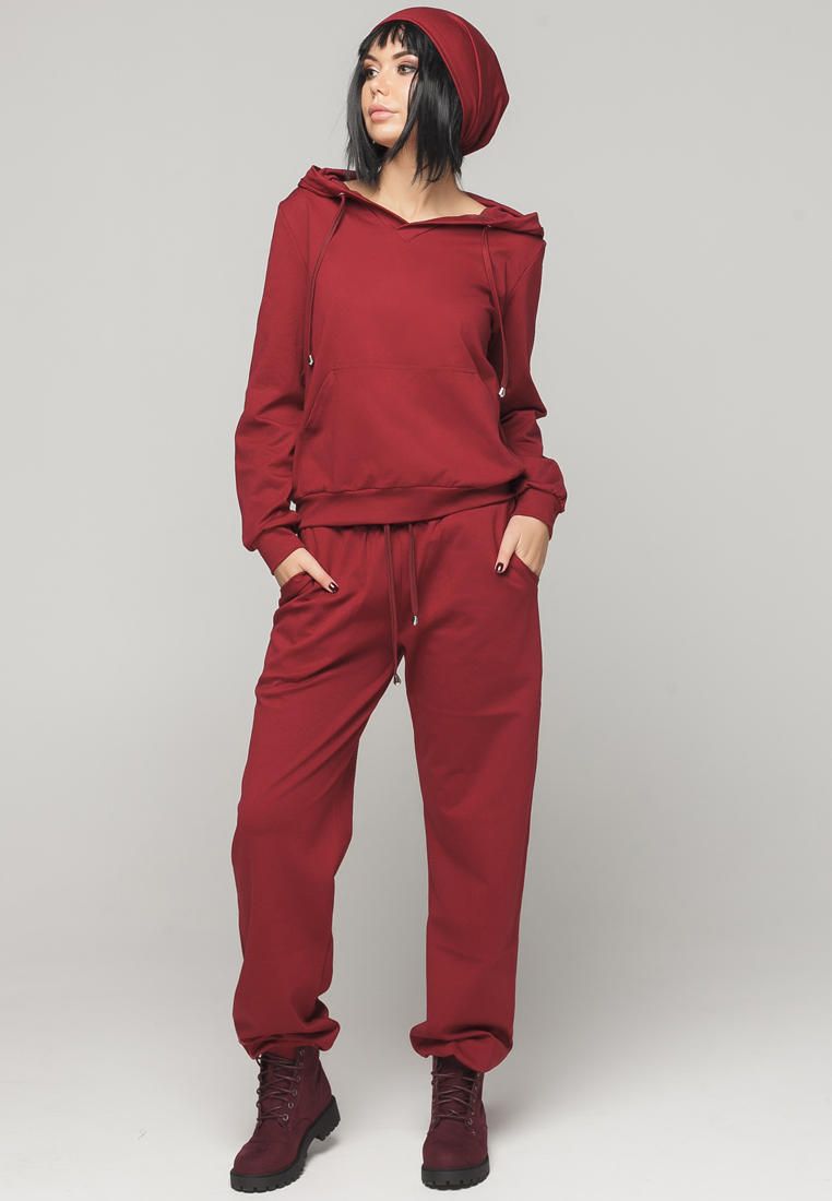 

Костюм женский MALAEVA S225001 бордовый S/M, S225001